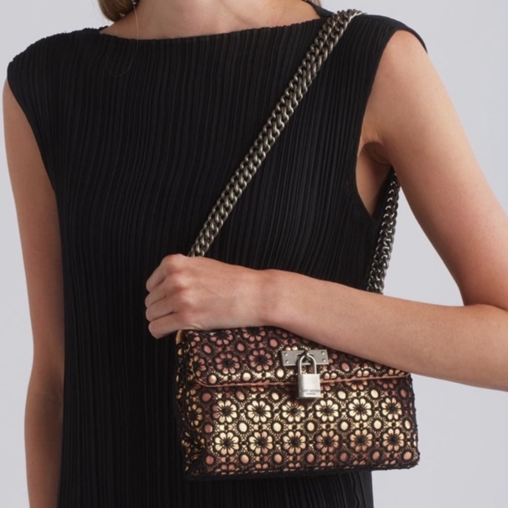 NWT Gorgeous Kurt Geiger London Lace Mini Brixton Bag - Picture 11 of 16